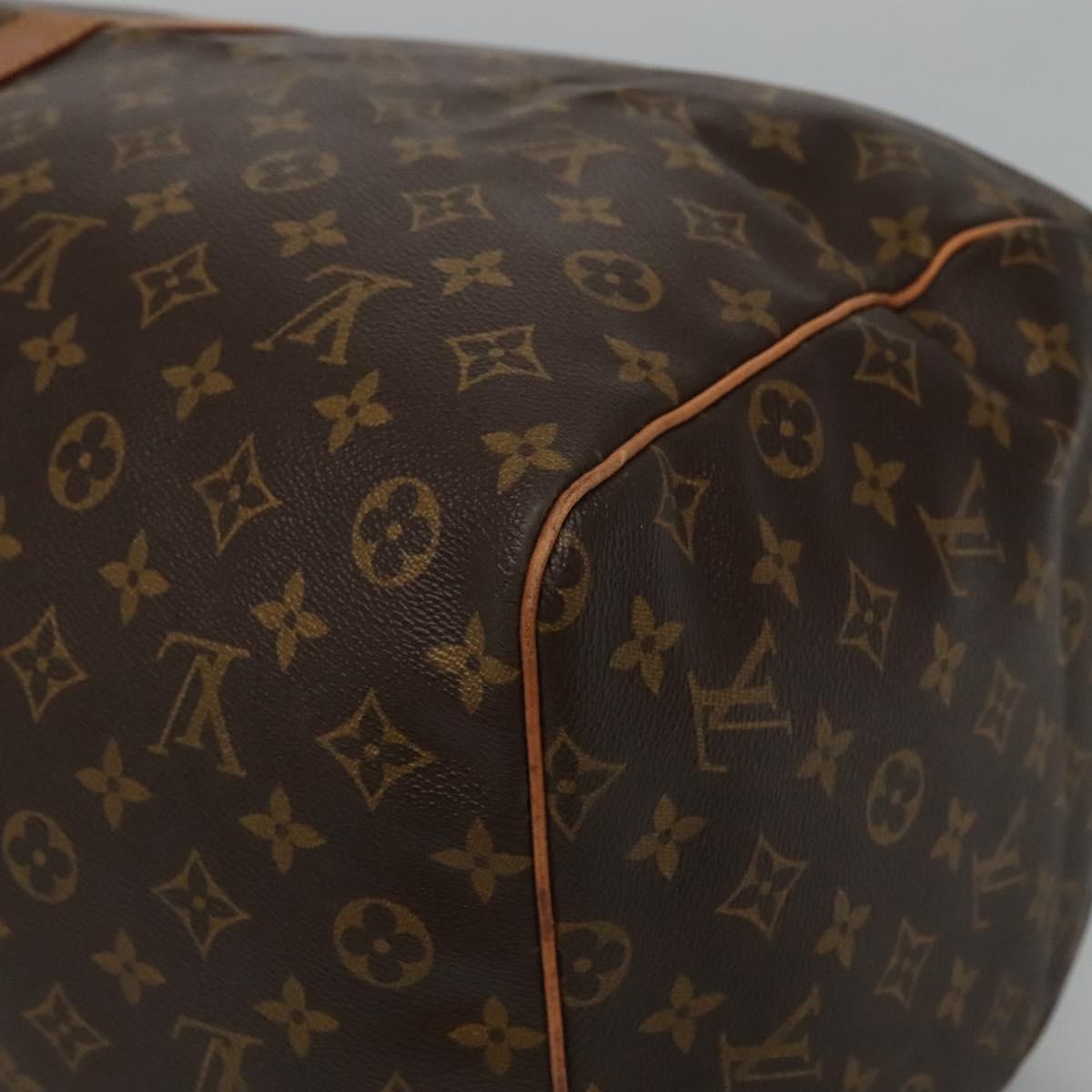 LOUIS VUITTON Monogram Keepall 60 Boston Bag M41422 LV Auth yb776