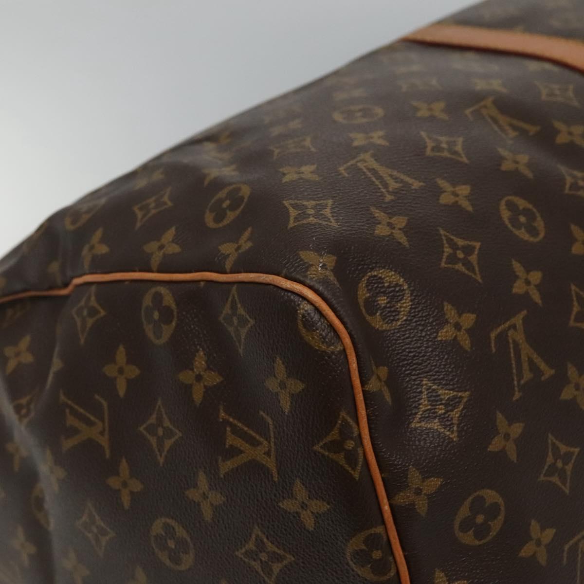 LOUIS VUITTON Monogram Keepall 60 Boston Bag M41422 LV Auth yb776
