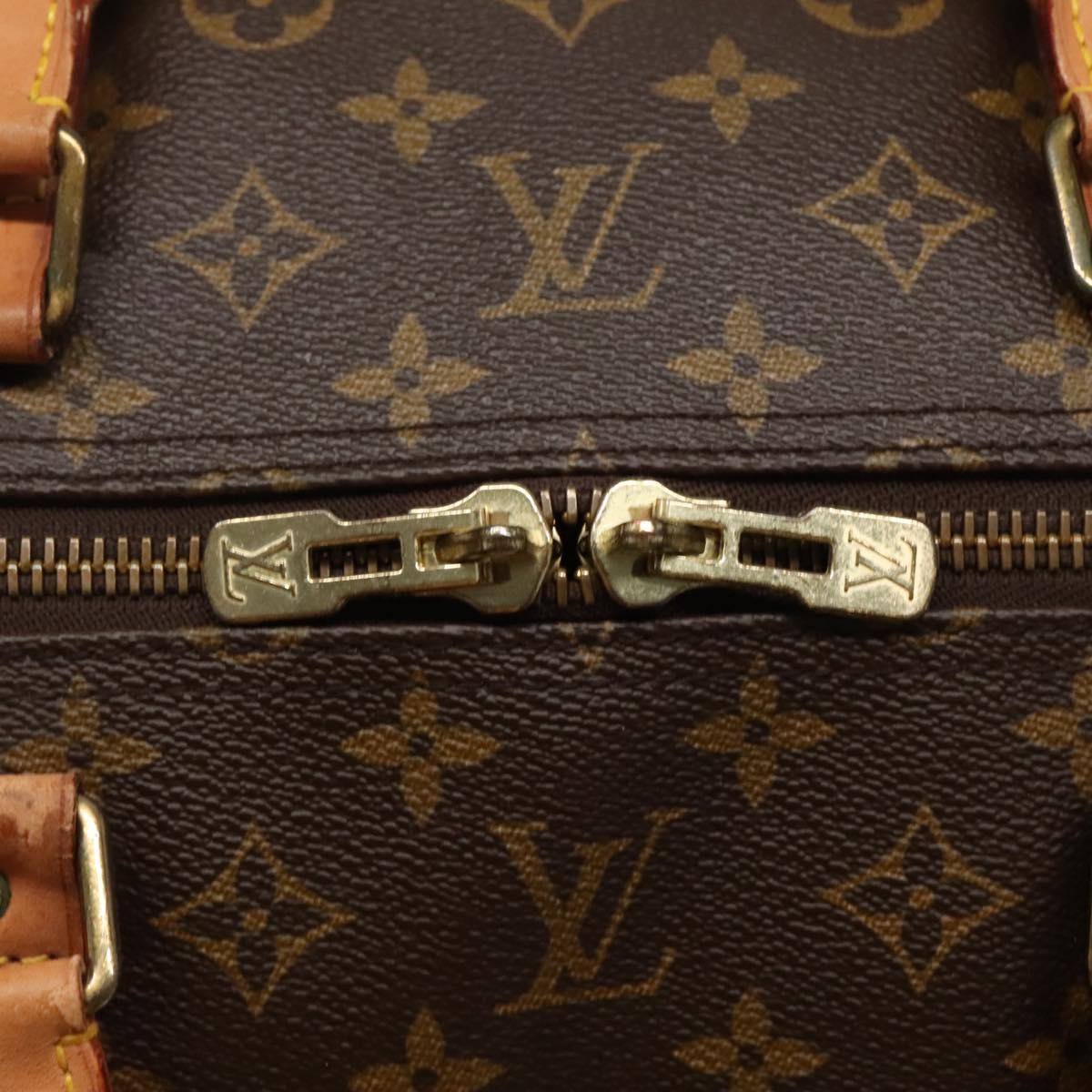 LOUIS VUITTON Monogram Keepall 60 Boston Bag M41422 LV Auth yb776