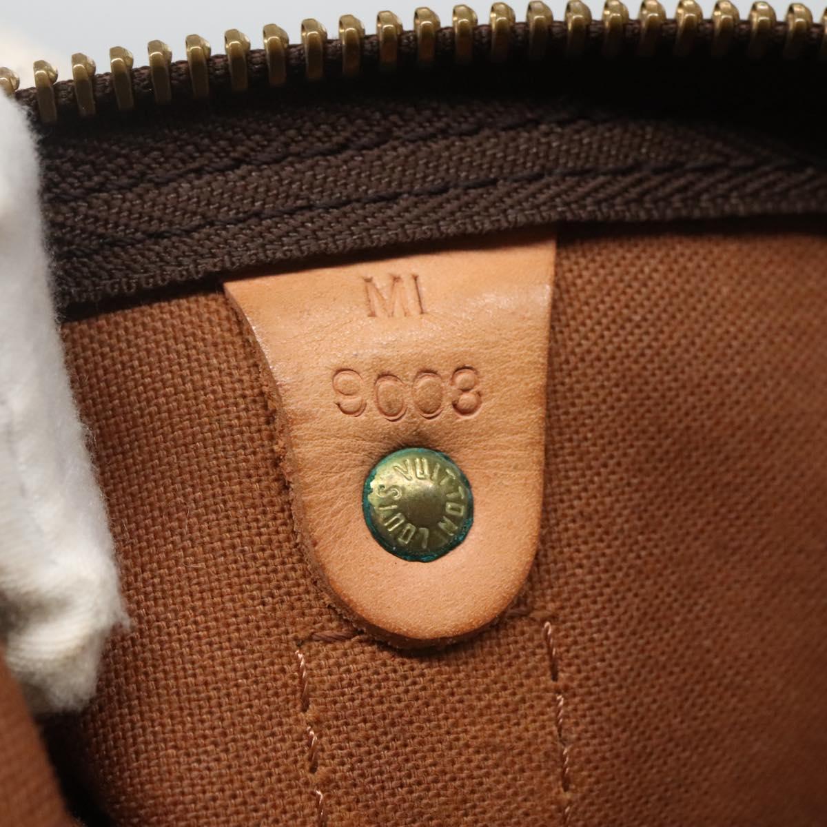 LOUIS VUITTON Monogram Keepall 60 Boston Bag M41422 LV Auth yb776