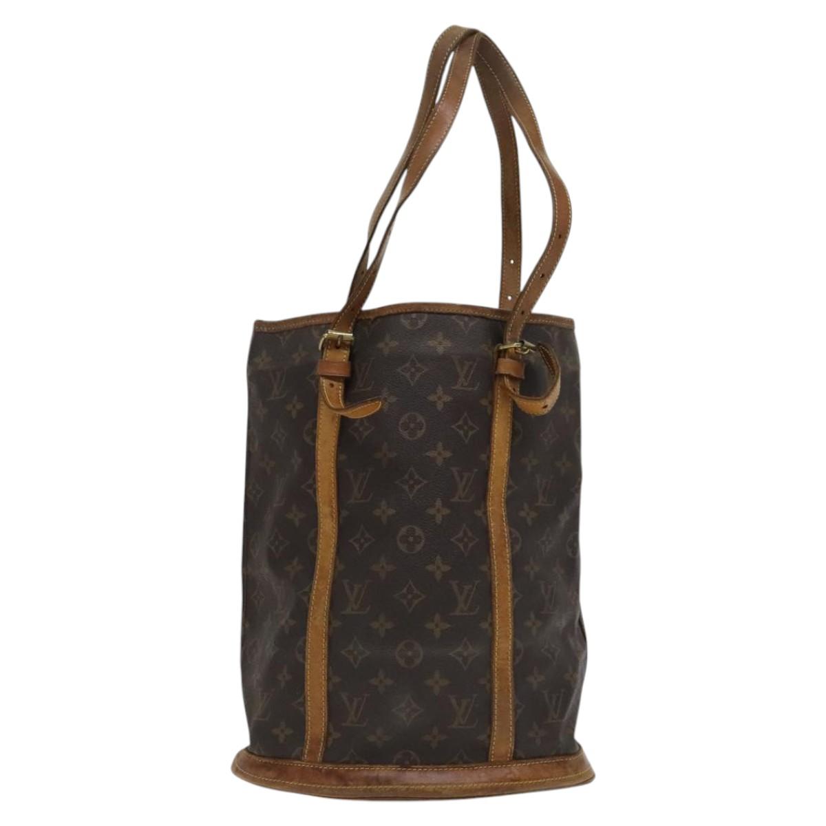 LOUIS VUITTON Monogram Bucket GM Shoulder Bag M42236 LV Auth yb777