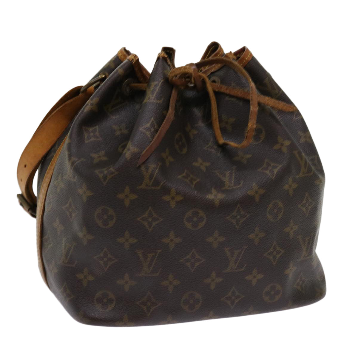 LOUIS VUITTON Monogram Petit Noe Shoulder Bag M42226 LV Auth yk10017