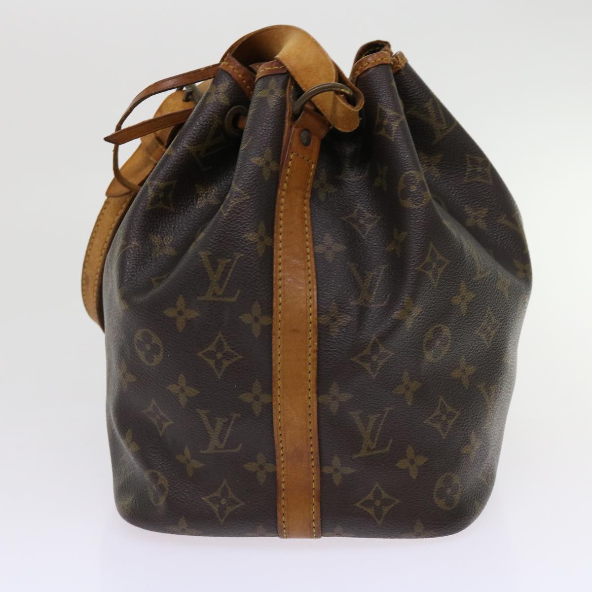 LOUIS VUITTON Monogram Petit Noe Shoulder Bag M42226 LV Auth yk10017