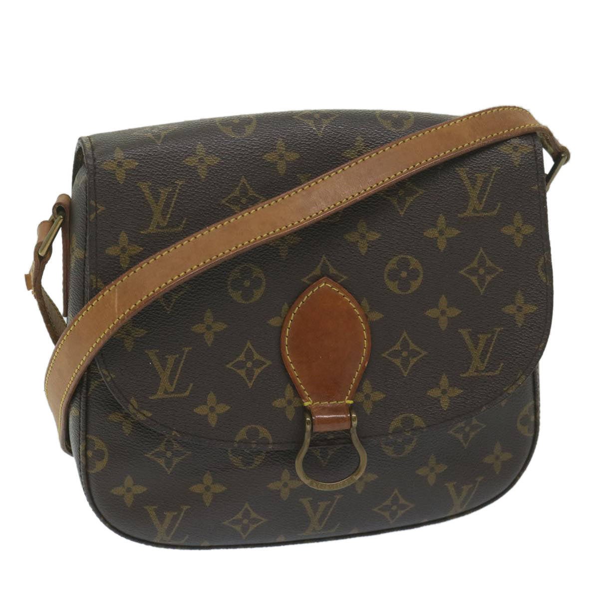 LOUIS VUITTON Monogram Saint Cloud GM Shoulder Bag M51242 LV Auth yk10087