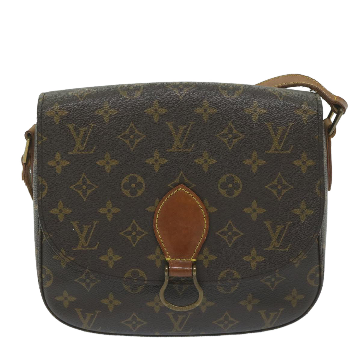 LOUIS VUITTON Monogram Saint Cloud GM Shoulder Bag M51242 LV Auth yk10087