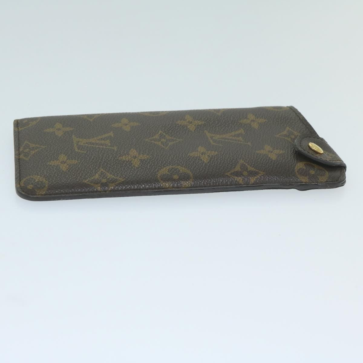 LOUIS VUITTON Monogram Etui Lunette MM Glasses Case M66544 LV Auth yk10112