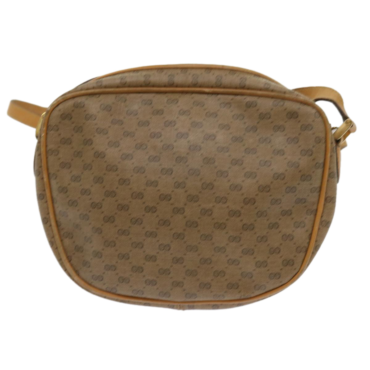 GUCCI Micro GG Supreme Shoulder Bag Beige 007 256 0024 Auth yk10229