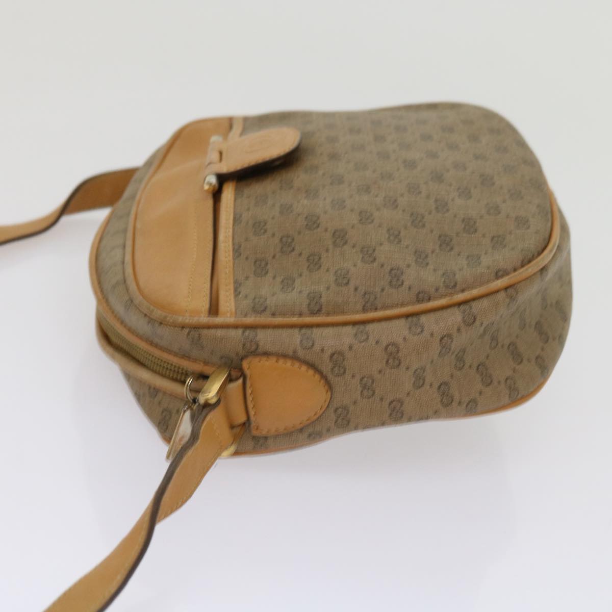 GUCCI Micro GG Supreme Shoulder Bag Beige 007 256 0024 Auth yk10229