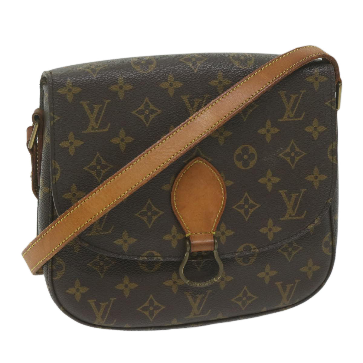 LOUIS VUITTON Monogram Saint Cloud GM Shoulder Bag M51242 LV Auth yk10249