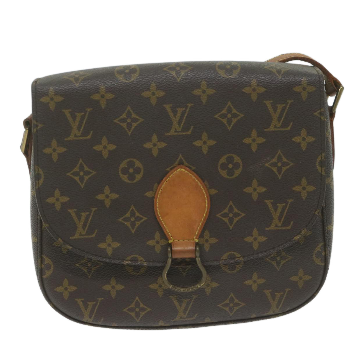 LOUIS VUITTON Monogram Saint Cloud GM Shoulder Bag M51242 LV Auth yk10249