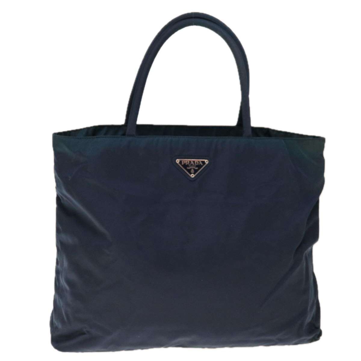 PRADA Hand Bag Nylon Navy Auth yk10300