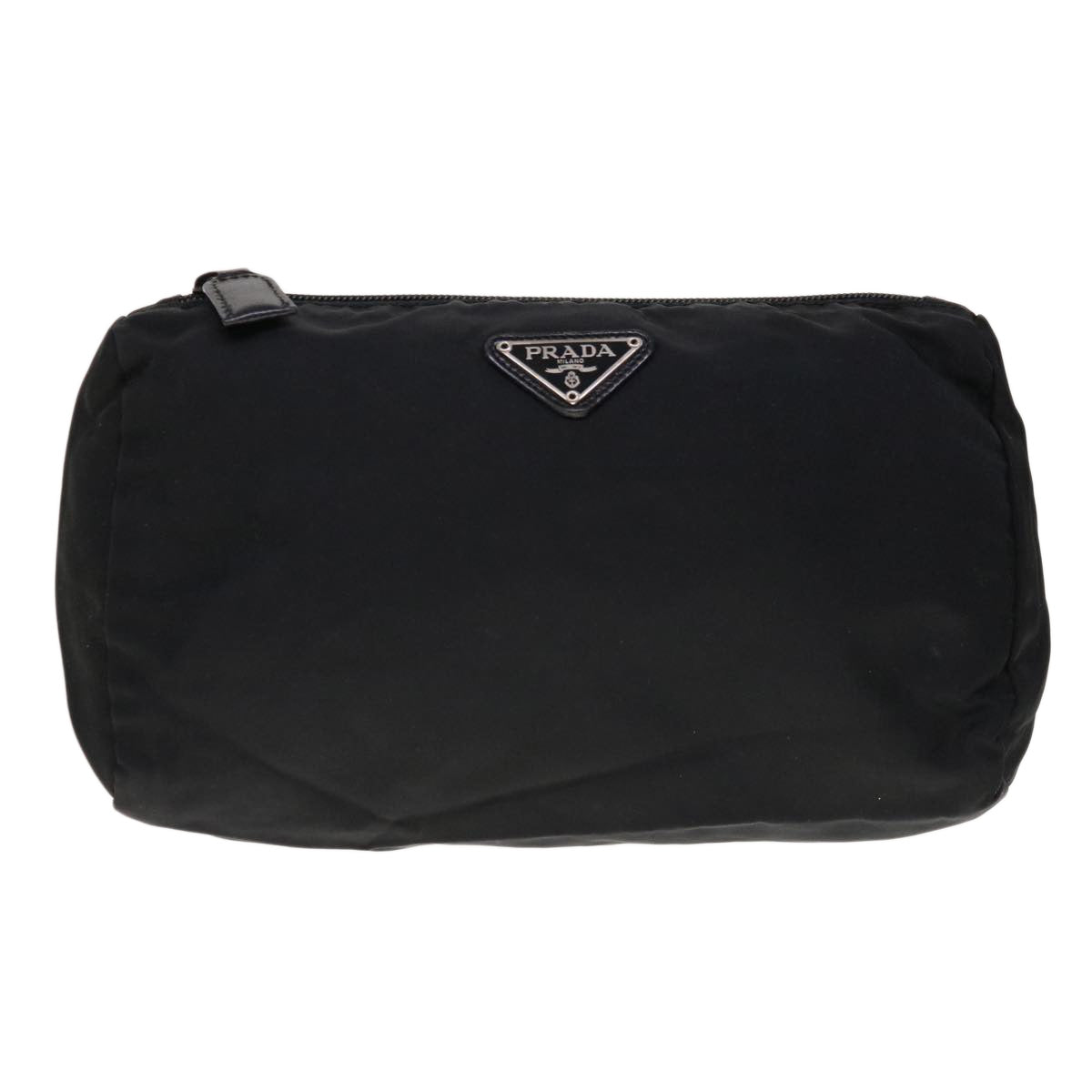 PRADA Pouch Nylon Black Auth yk10305