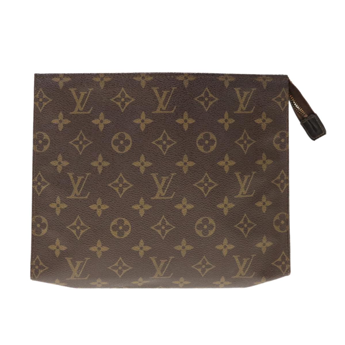 LOUIS VUITTON Monogram Clutch Briefcase 2Set LV Auth yk10441