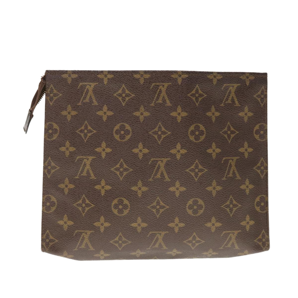 LOUIS VUITTON Monogram Clutch Briefcase 2Set LV Auth yk10441