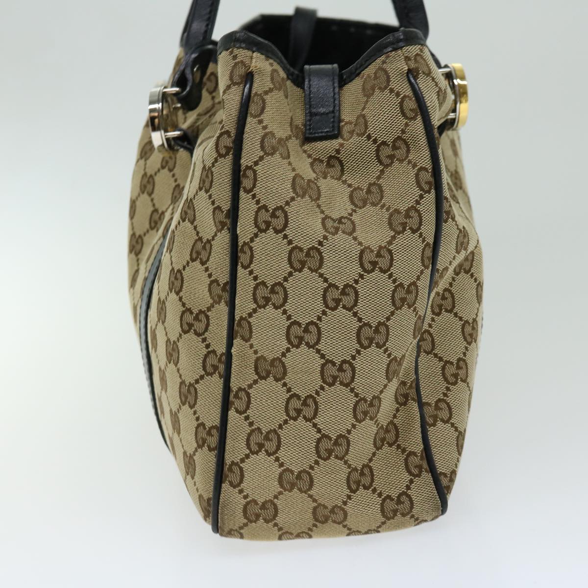 GUCCI GG Canvas GG Twins Tote Bag Beige 232957 Auth yk10623