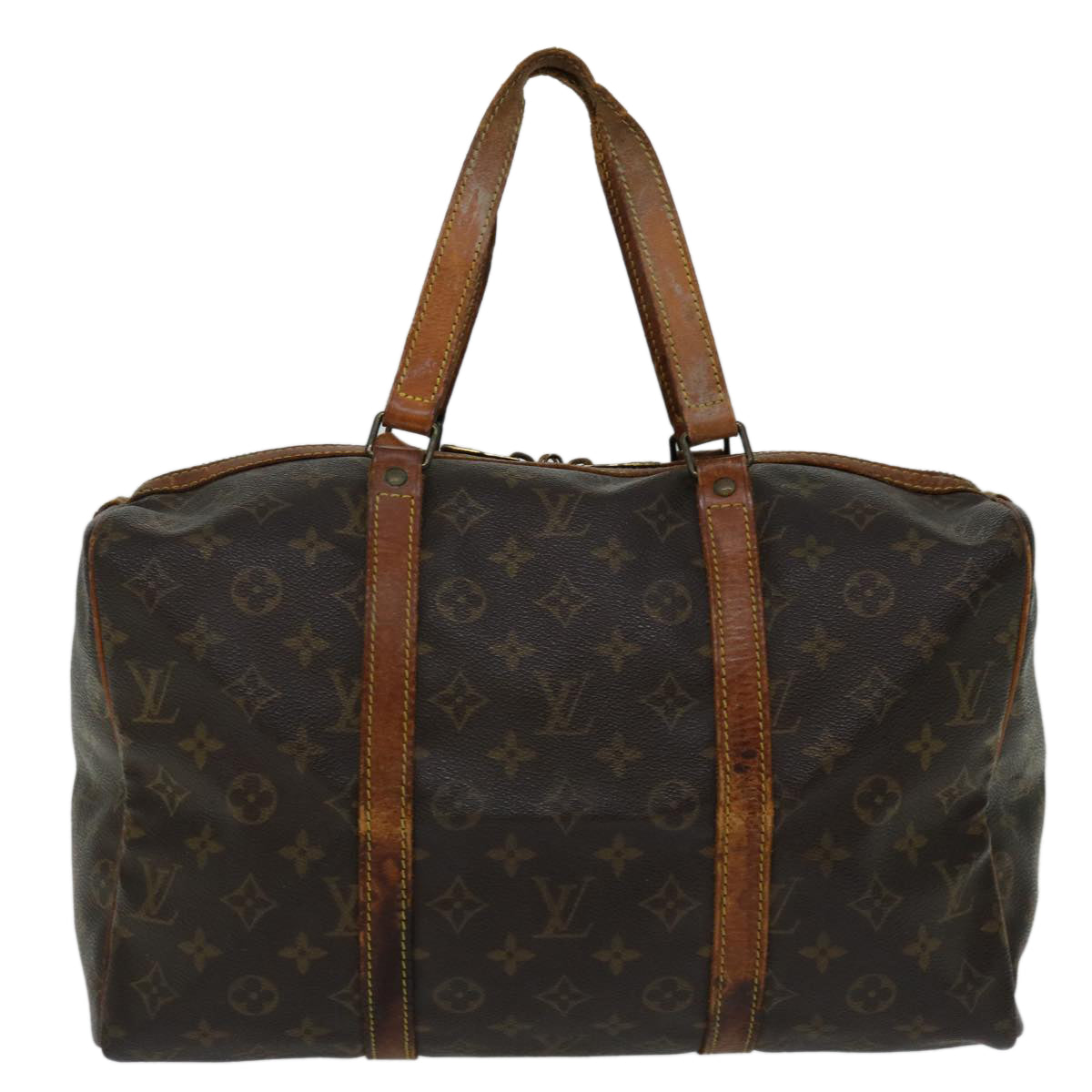 LOUIS VUITTON Monogram Sac Souple 35 Boston Bag M41626 LV Auth yk10659