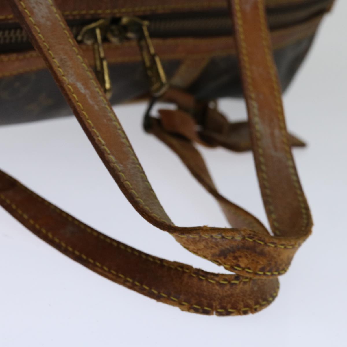 LOUIS VUITTON Monogram Sac Souple 35 Boston Bag M41626 LV Auth yk10659