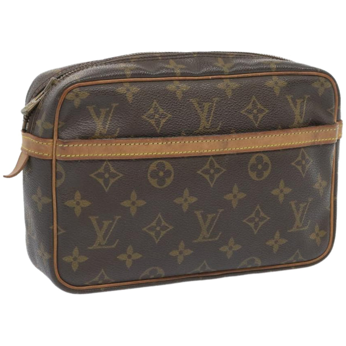 LOUIS VUITTON Monogram Compiegne 23 Clutch Bag M51847 LV Auth yk10679