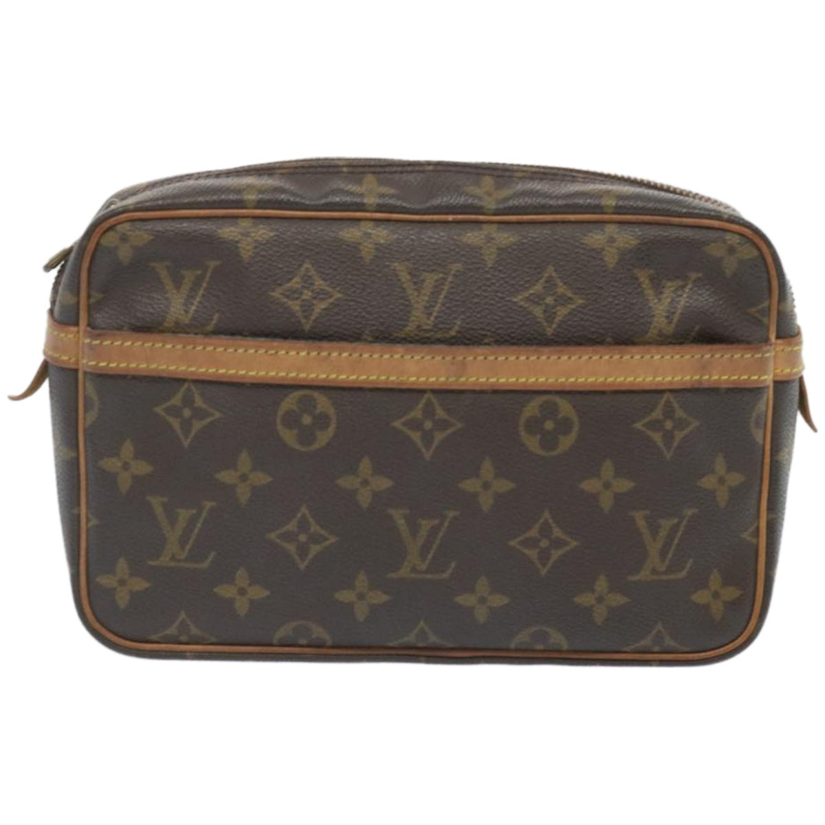 LOUIS VUITTON Monogram Compiegne 23 Clutch Bag M51847 LV Auth yk10679