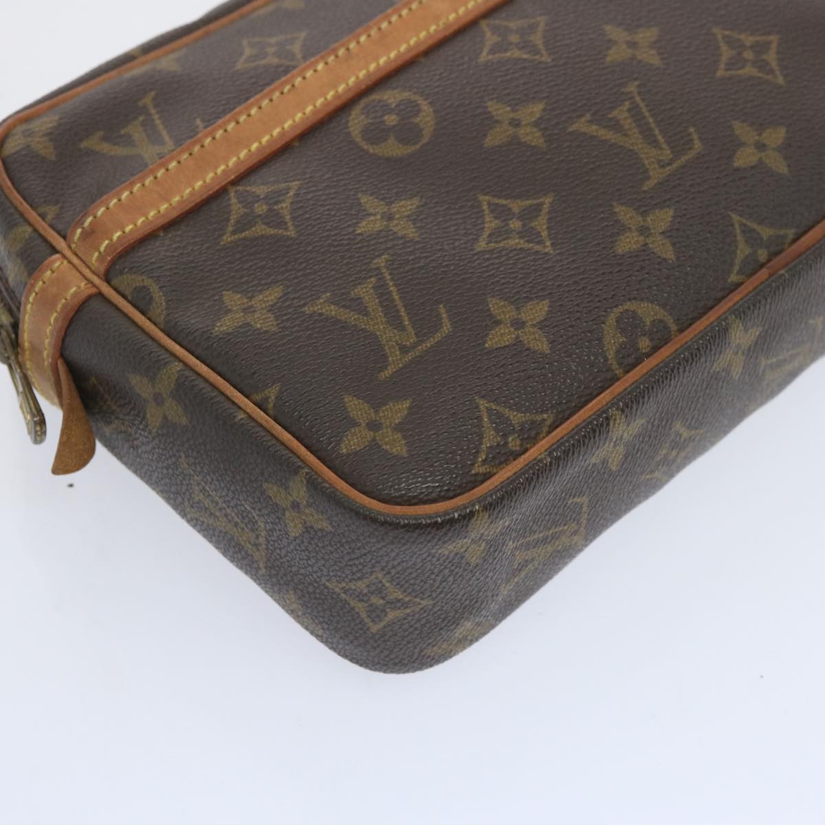 LOUIS VUITTON Monogram Compiegne 23 Clutch Bag M51847 LV Auth yk10679