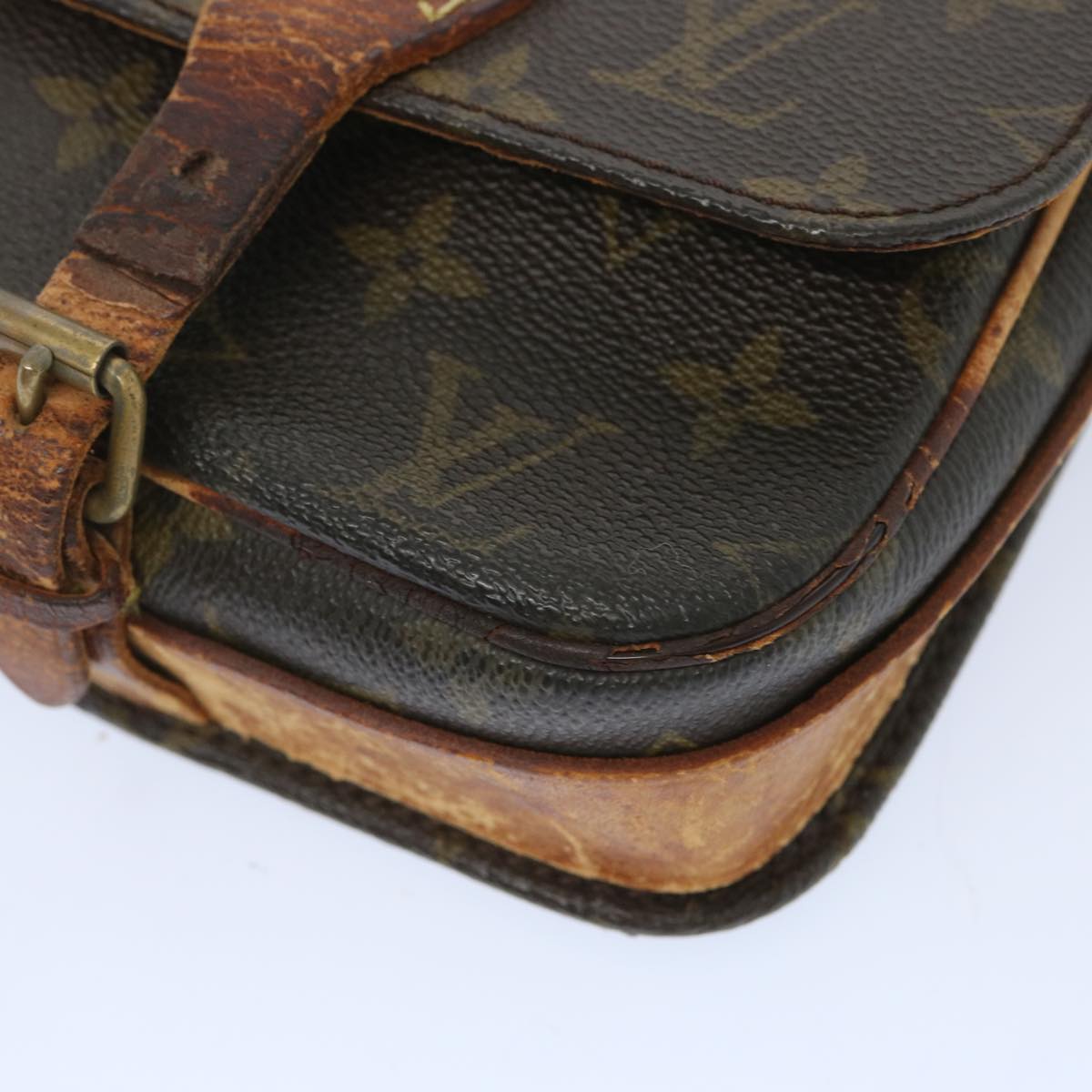 LOUIS VUITTON Monogram Cartouchiere PM Shoulder Bag Vintage M51254 Auth yk10699