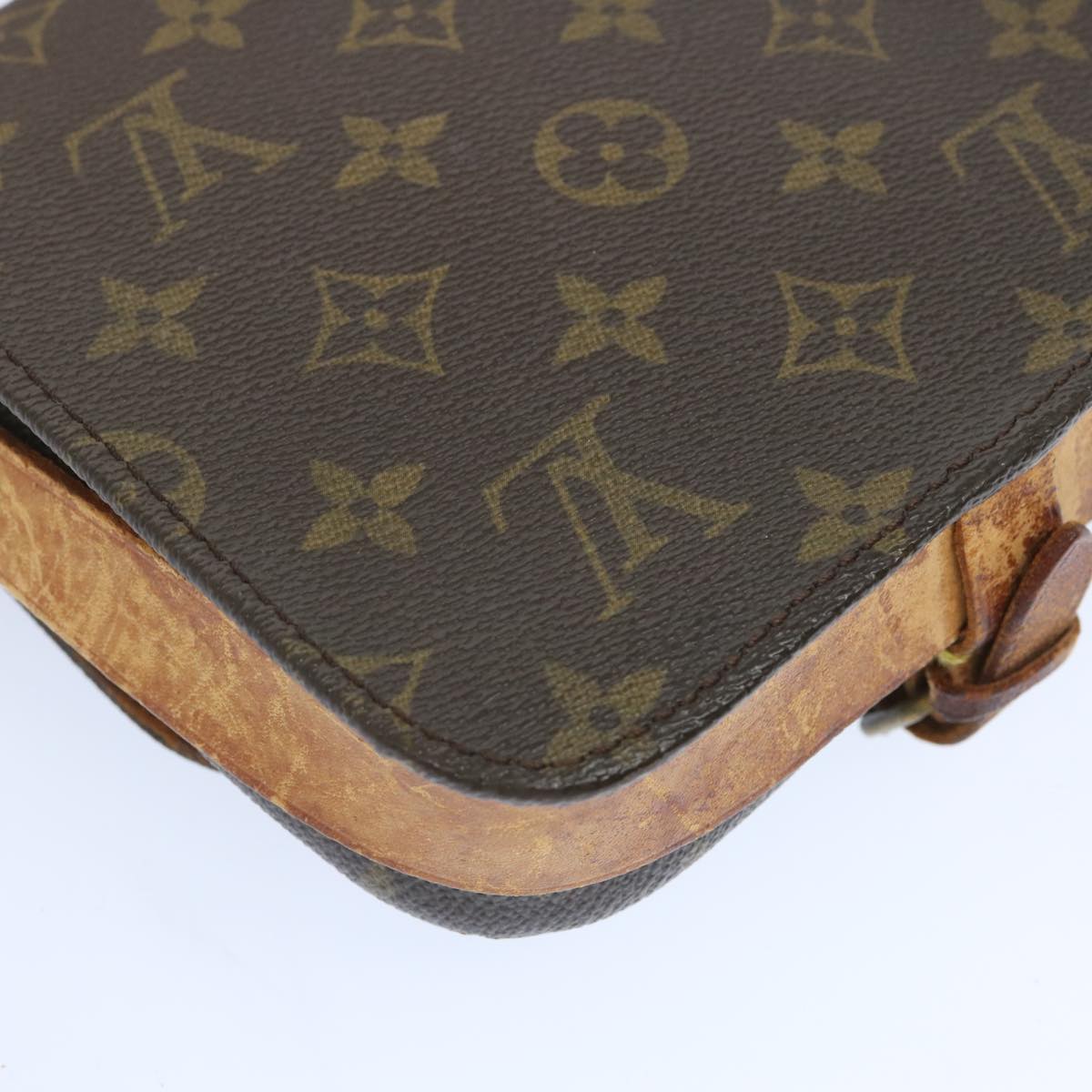 LOUIS VUITTON Monogram Cartouchiere PM Shoulder Bag Vintage M51254 Auth yk10699