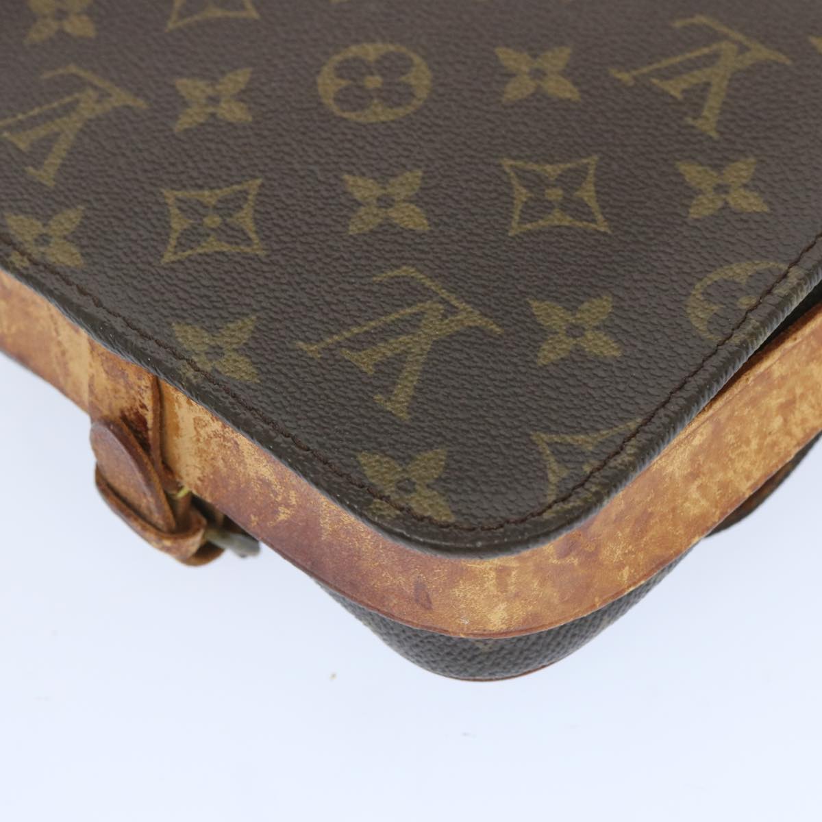 LOUIS VUITTON Monogram Cartouchiere PM Shoulder Bag Vintage M51254 Auth yk10699