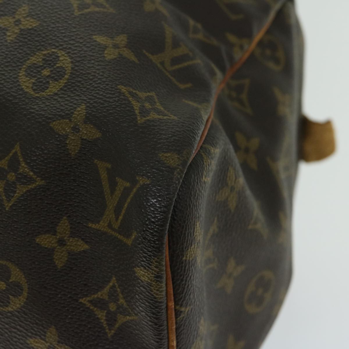 LOUIS VUITTON Monogram Sac Souple 35 Boston Bag M41626 LV Auth yk10717