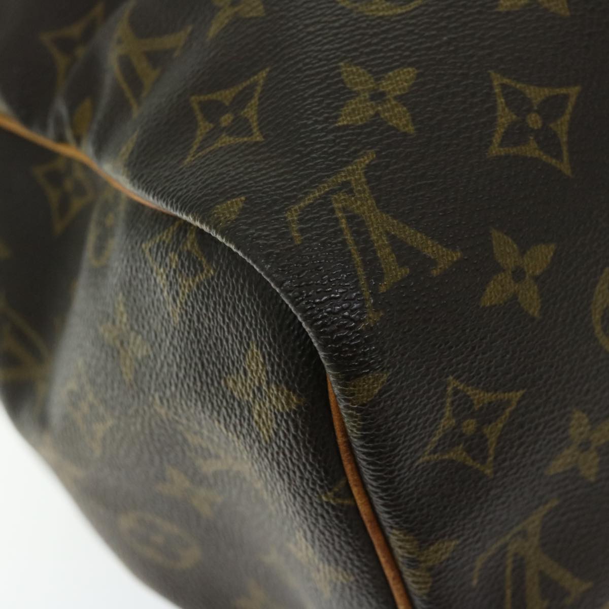 LOUIS VUITTON Monogram Sac Souple 35 Boston Bag M41626 LV Auth yk10717