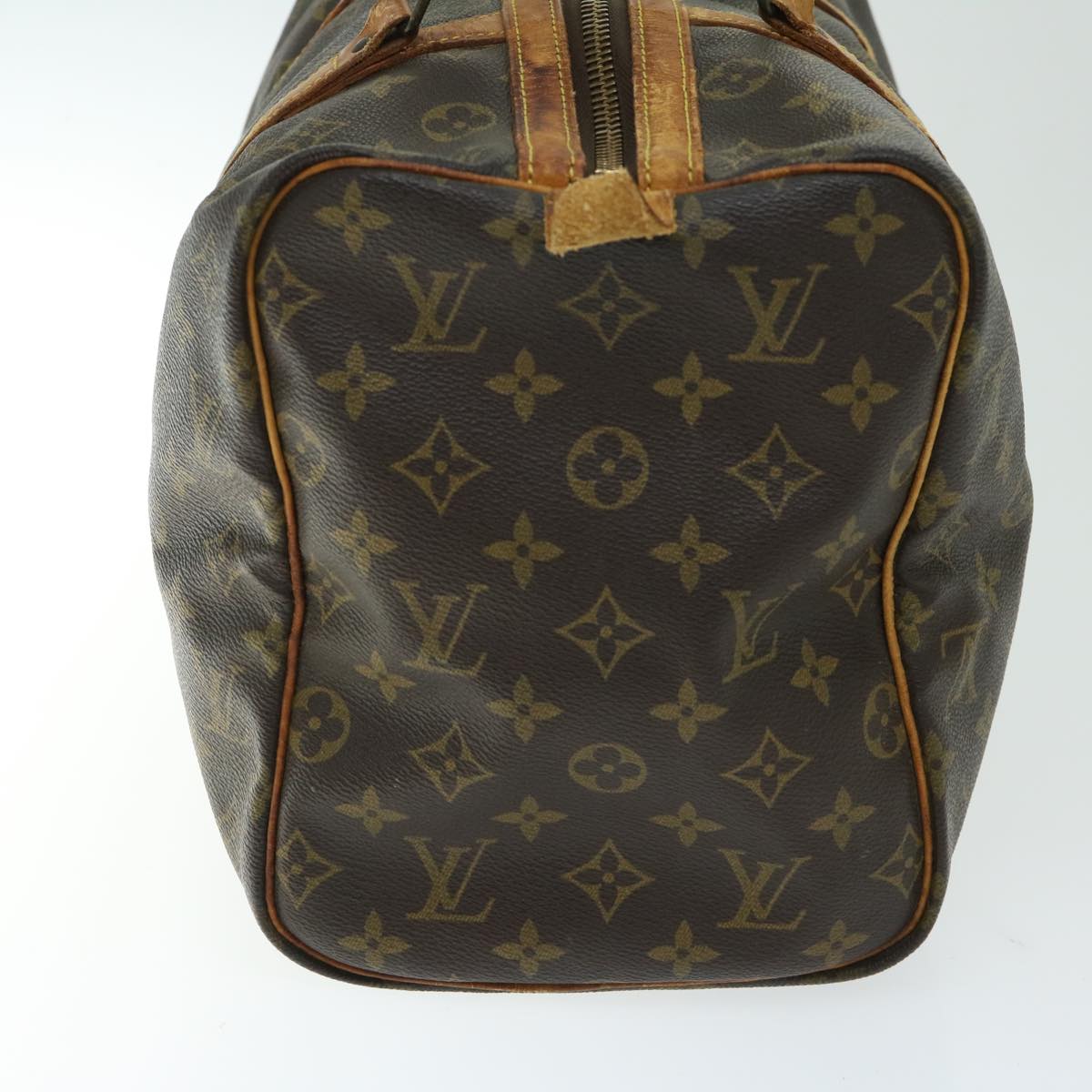 LOUIS VUITTON Monogram Sac Souple 35 Boston Bag M41626 LV Auth yk10717