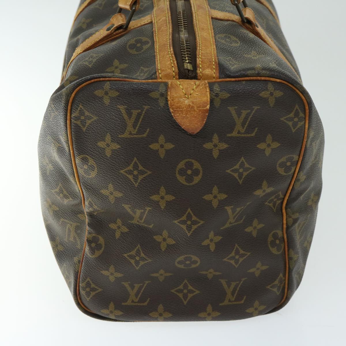 LOUIS VUITTON Monogram Sac Souple 35 Boston Bag M41626 LV Auth yk10717