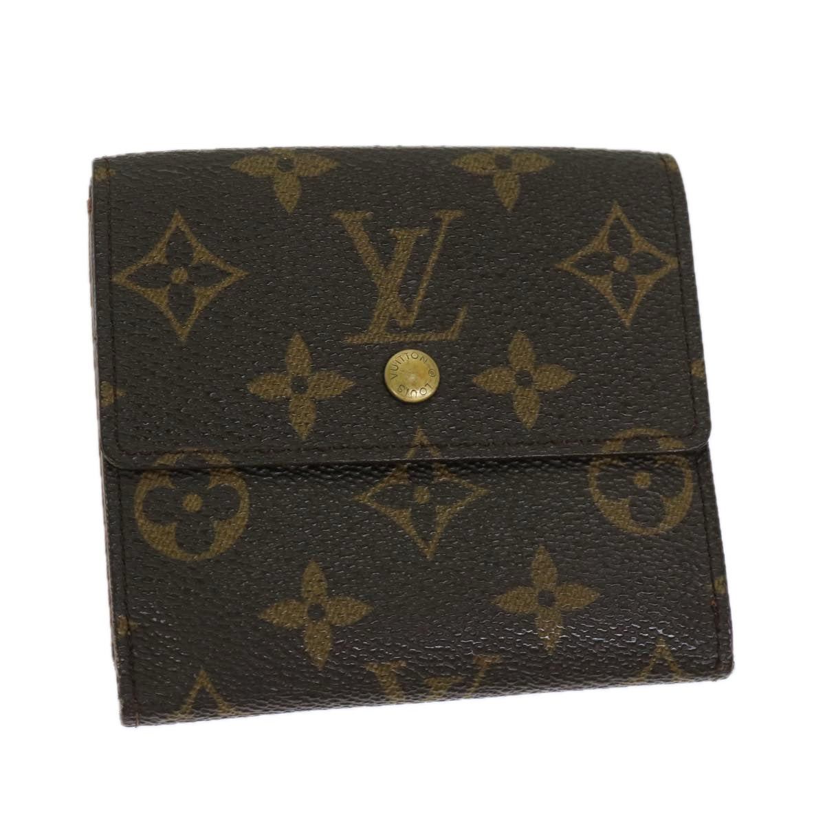 LOUIS VUITTON Monogram Porte Monnaie Bier Cartes Crdit M61652 LV Auth yk10734