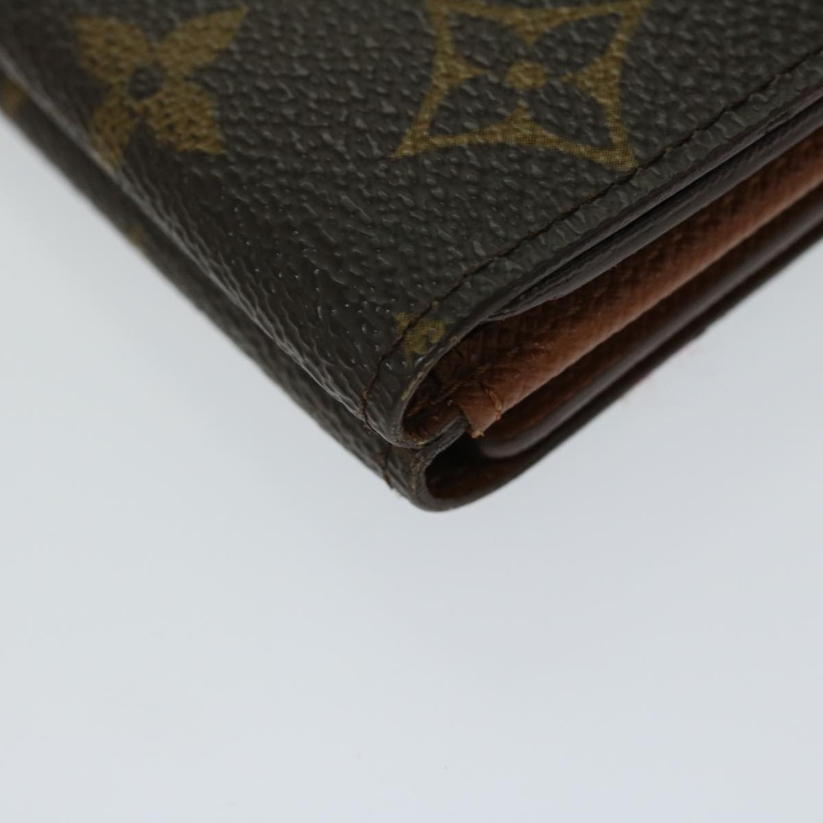 LOUIS VUITTON Monogram Porte Monnaie Bier Cartes Crdit M61652 LV Auth yk10734