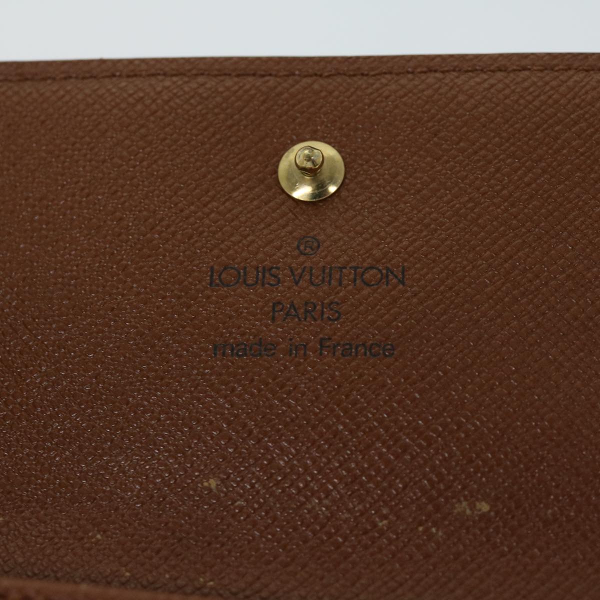 LOUIS VUITTON Monogram Porte Monnaie Bier Cartes Crdit M61652 LV Auth yk10734