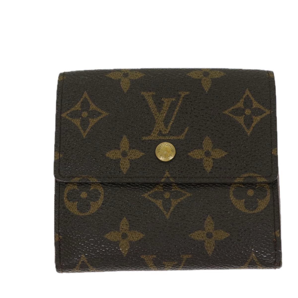 LOUIS VUITTON Monogram Porte Monnaie Bier Cartes Crdit M61652 LV Auth yk10734