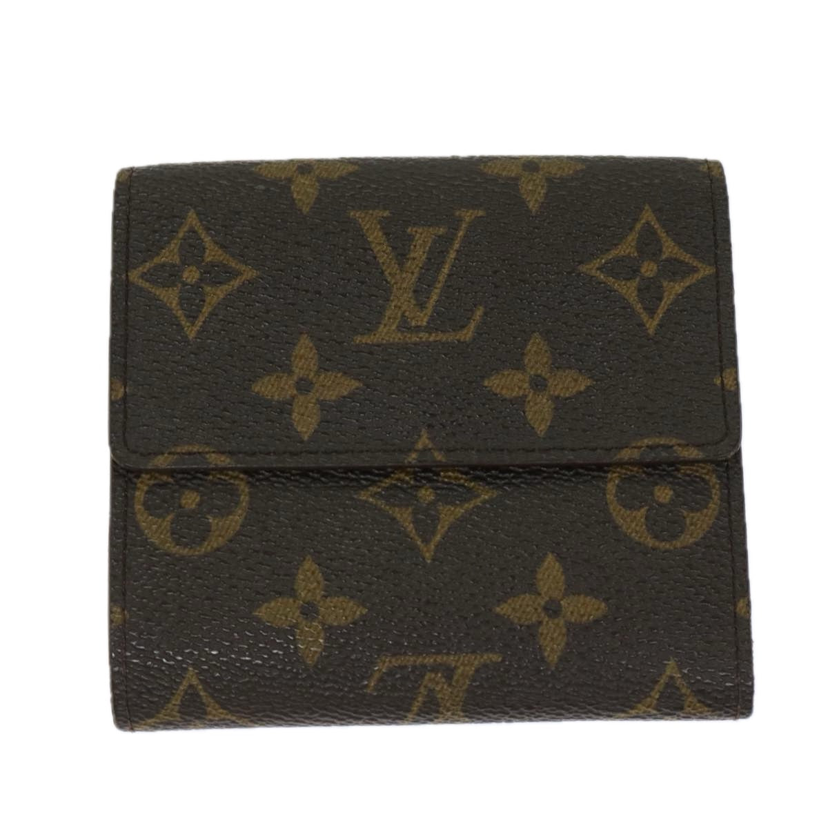 LOUIS VUITTON Monogram Porte Monnaie Bier Cartes Crdit M61652 LV Auth yk10734