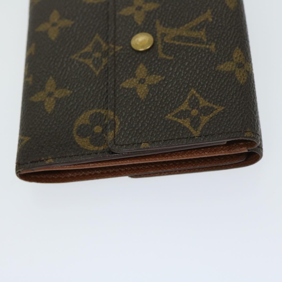 LOUIS VUITTON Monogram Porte Monnaie Bier Cartes Crdit M61652 LV Auth yk10734