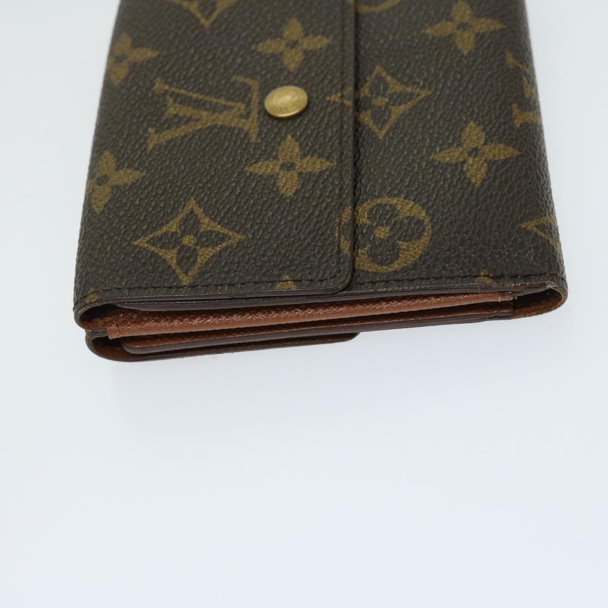 LOUIS VUITTON Monogram Porte Monnaie Bier Cartes Crdit M61652 LV Auth yk10734