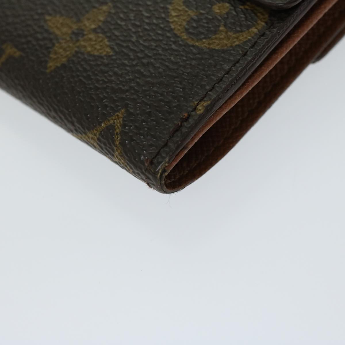 LOUIS VUITTON Monogram Porte Monnaie Bier Cartes Crdit M61652 LV Auth yk10734