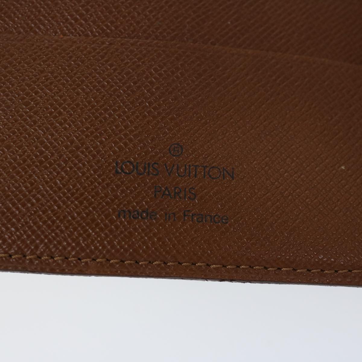 LOUIS VUITTON Monogram Porto Papie Zip Wallet M61207 LV Auth yk10735