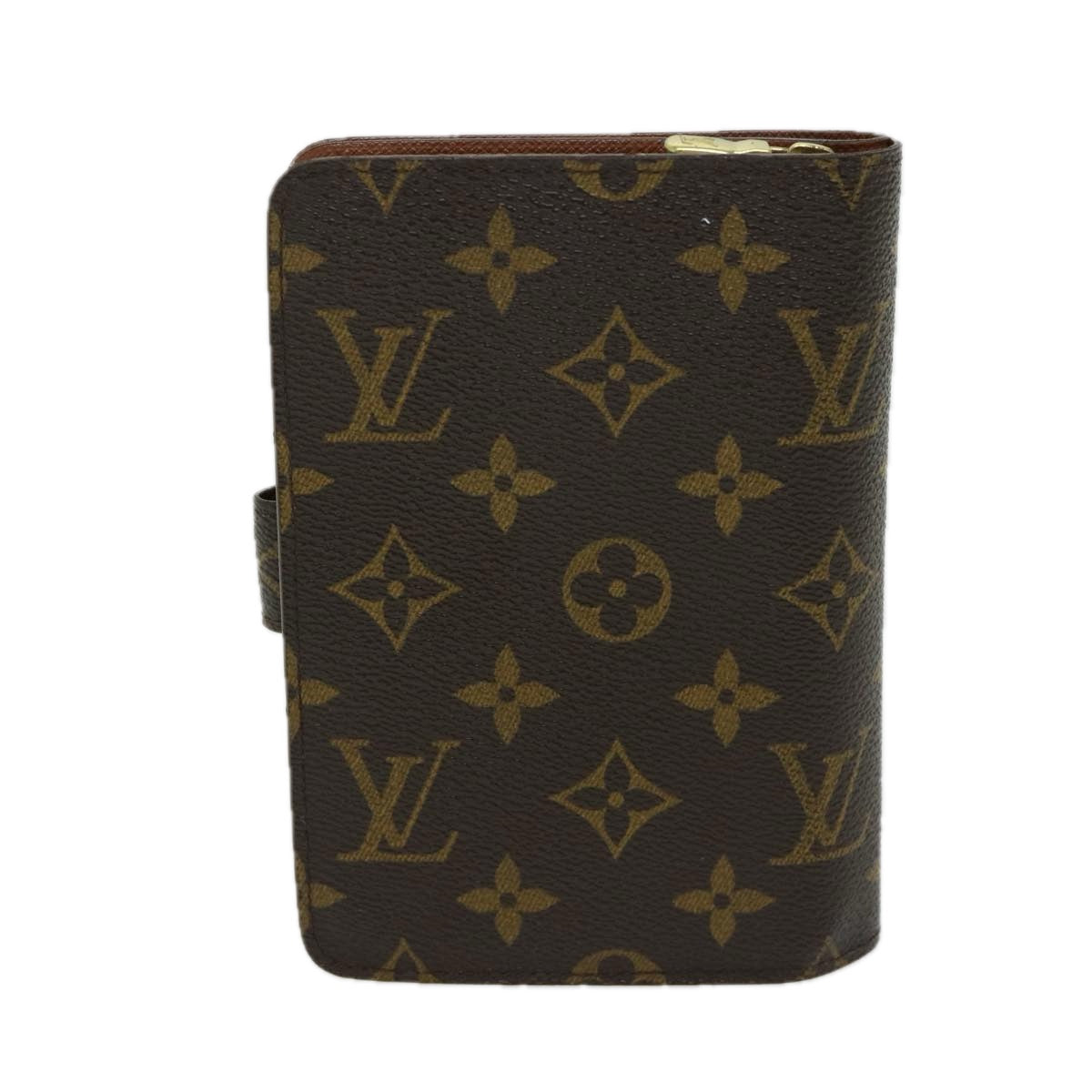 LOUIS VUITTON Monogram Porto Papie Zip Wallet M61207 LV Auth yk10735