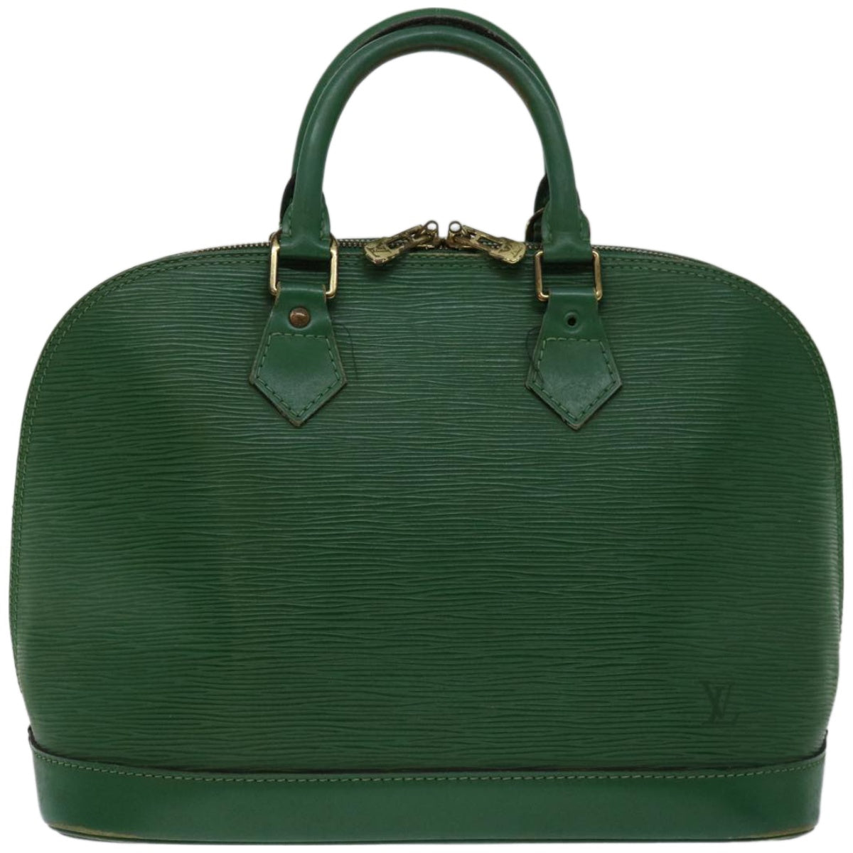 LOUIS VUITTON Epi Alma Hand Bag Borneo Green M52144 LV Auth yk10745