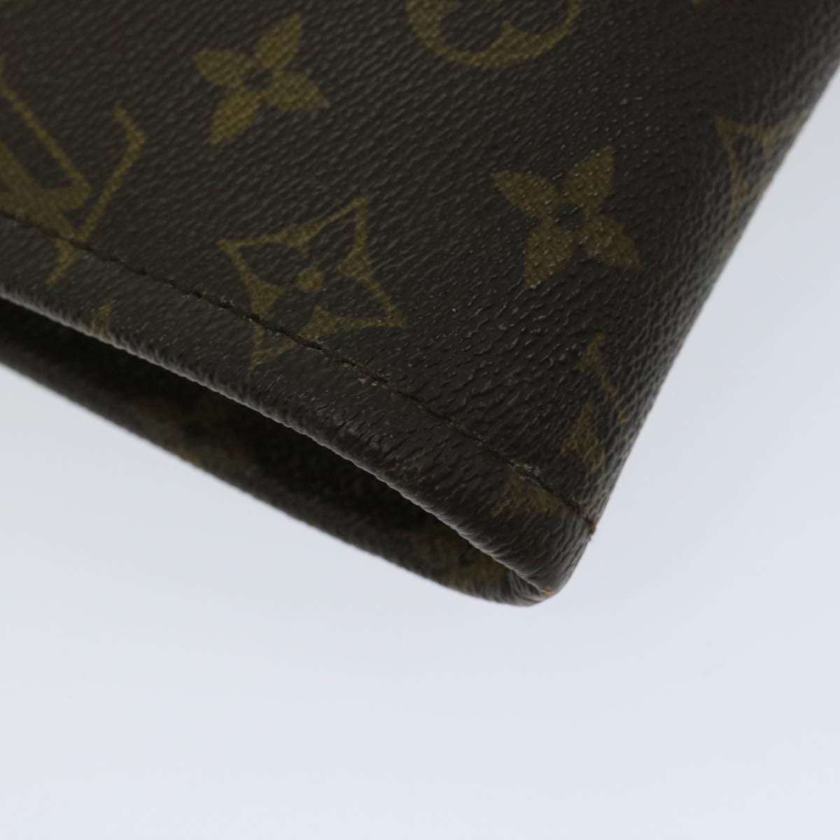 LOUIS VUITTON Monogram Poche Document Briefcase M53400 LV Auth yk10753