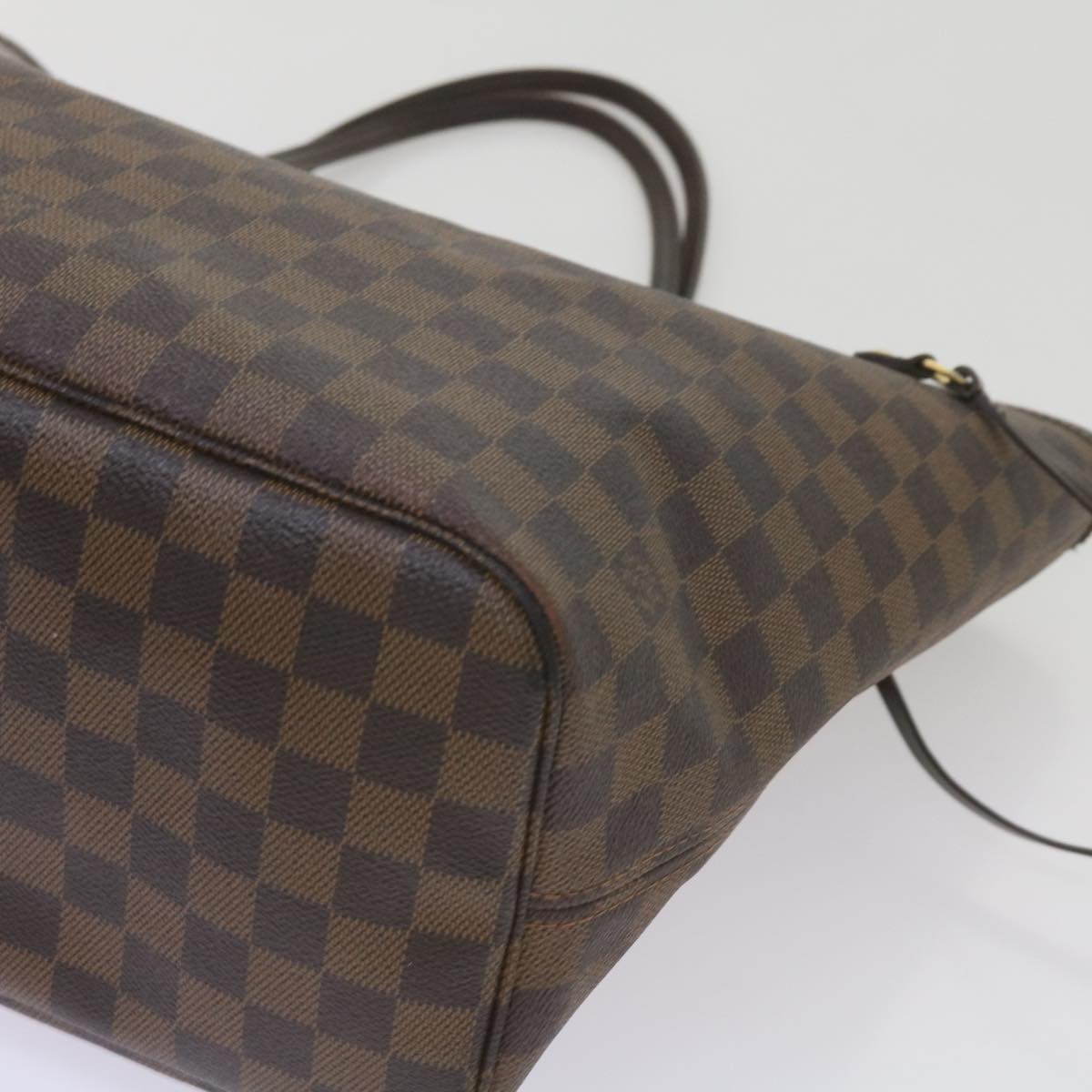 LOUIS VUITTON Damier Ebene Neverfull MM Tote Bag N51105 LV Auth yk10763