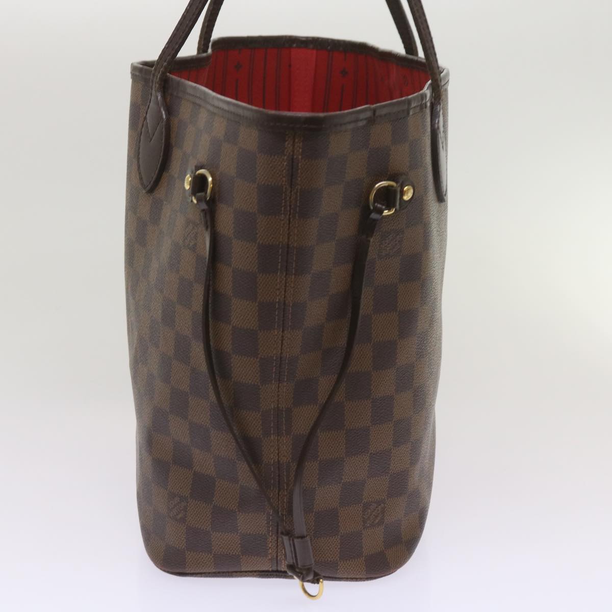 LOUIS VUITTON Damier Ebene Neverfull MM Tote Bag N51105 LV Auth yk10763