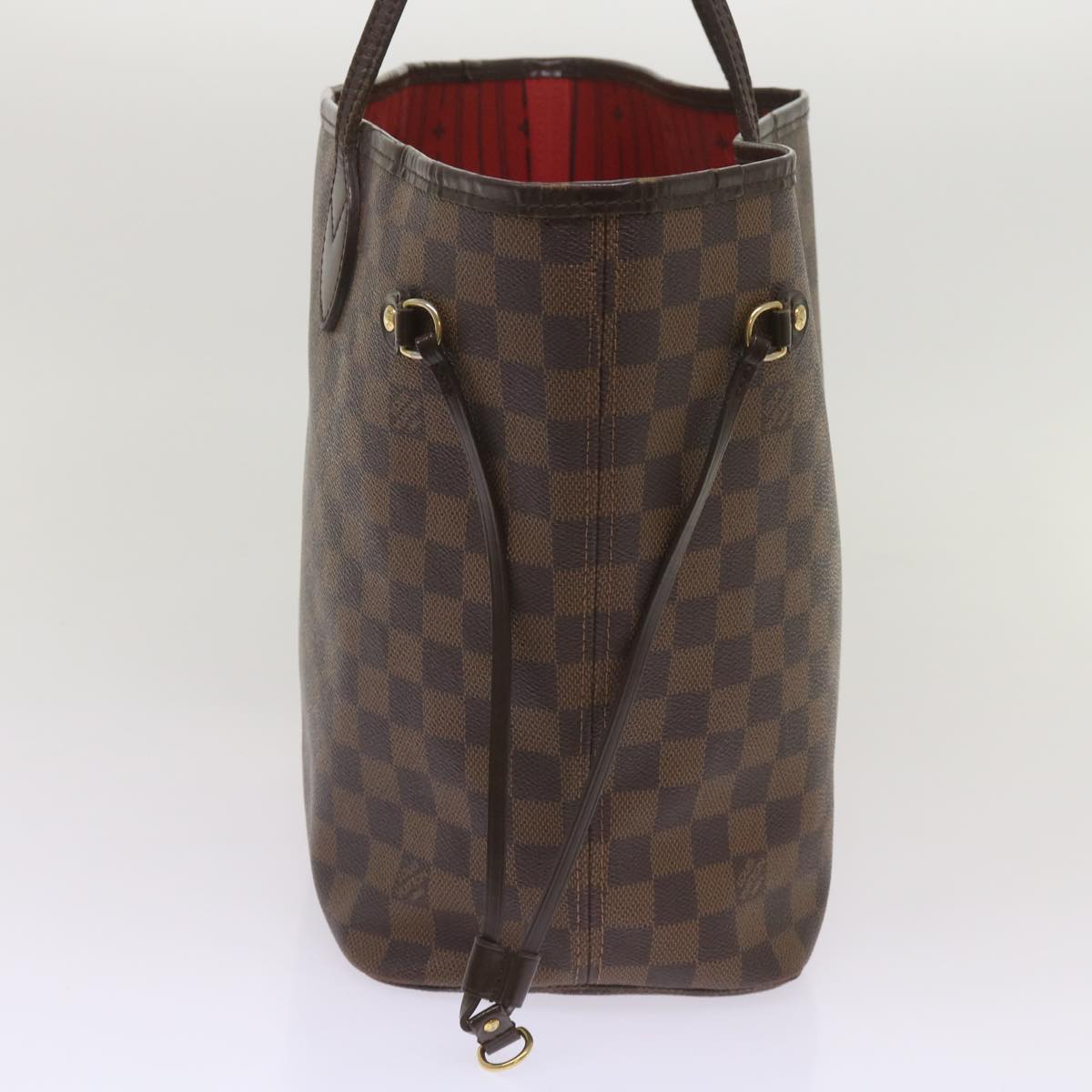 LOUIS VUITTON Damier Ebene Neverfull MM Tote Bag N51105 LV Auth yk10763