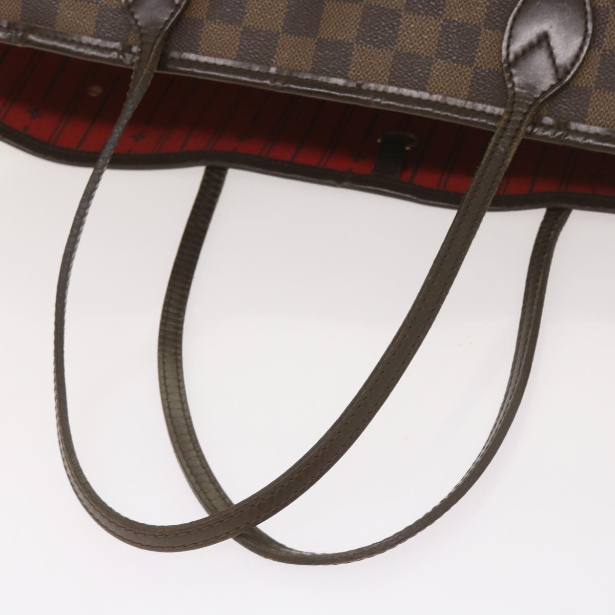 LOUIS VUITTON Damier Ebene Neverfull MM Tote Bag N51105 LV Auth yk10763