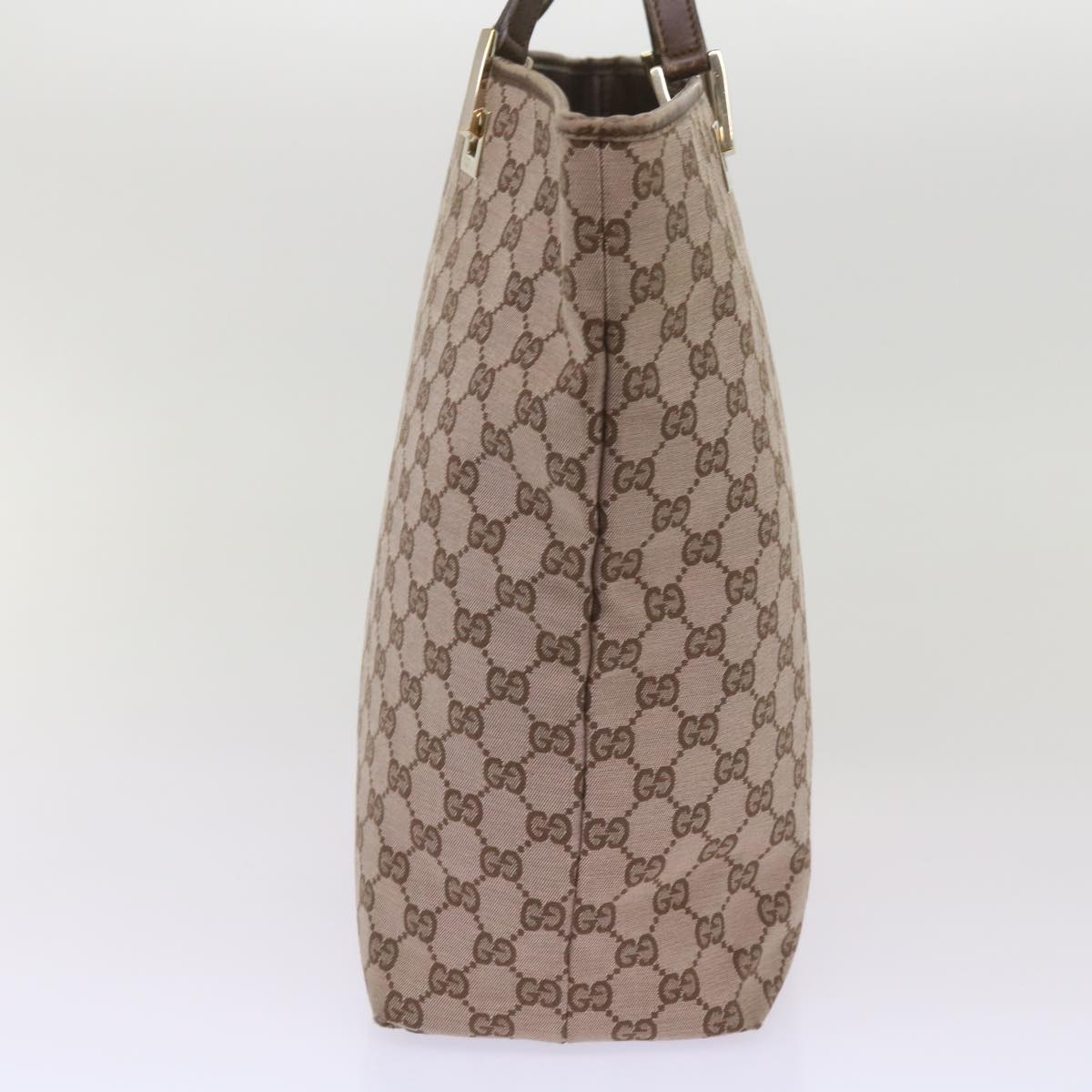 GUCCI GG Canvas Tote Bag Brown 002 1098 Auth yk10768