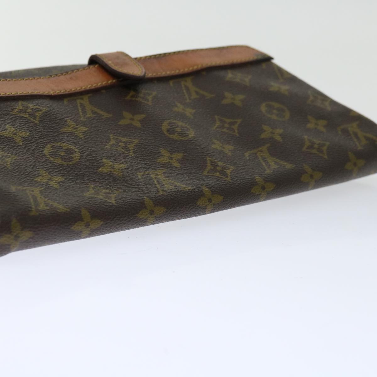 LOUIS VUITTON Monogram Pochette Priant Clutch Bag M51805 LV Auth yk10772