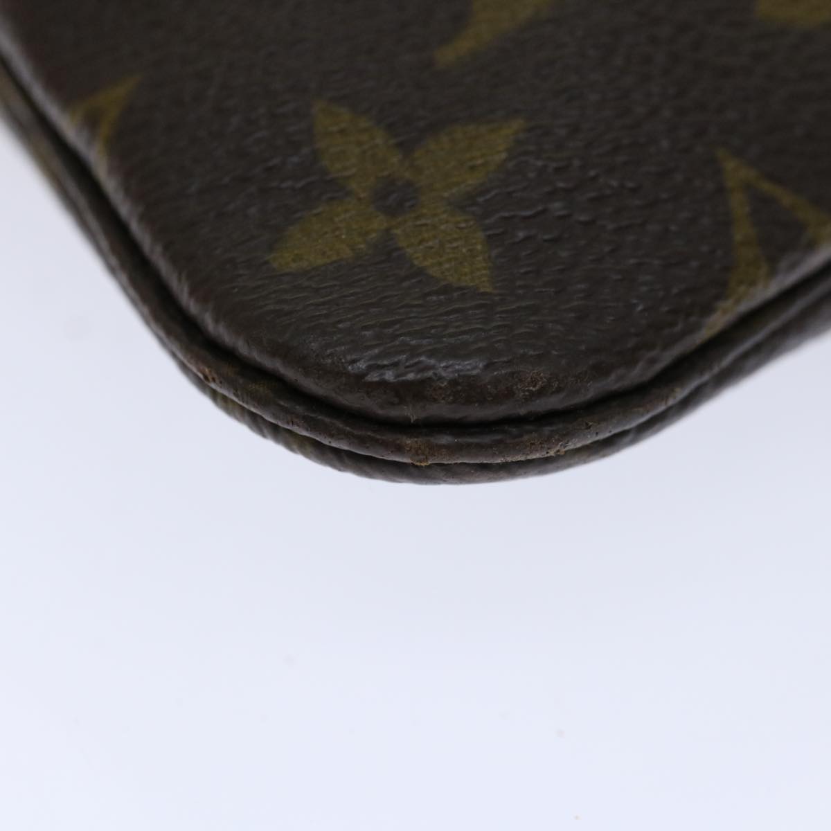 LOUIS VUITTON Monogram Pochette Priant Clutch Bag M51805 LV Auth yk10772